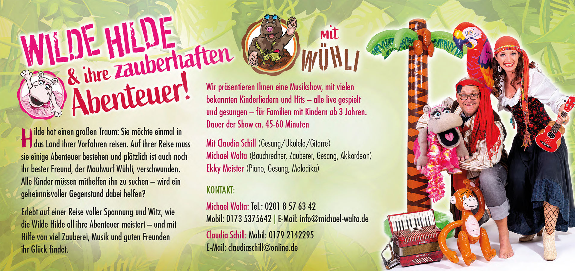 Hildes Abenteuer Flyer rueck